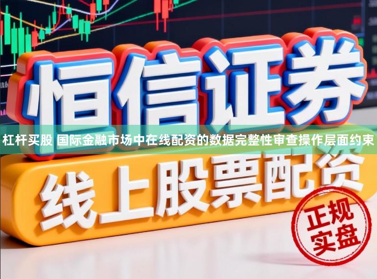 杠杆买股 国际金融市场中在线配资的数据完整性审查操作层面约束