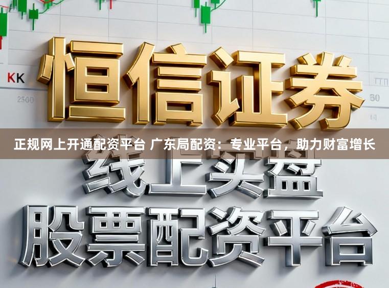 正规网上开通配资平台 广东局配资：专业平台，助力财富增长